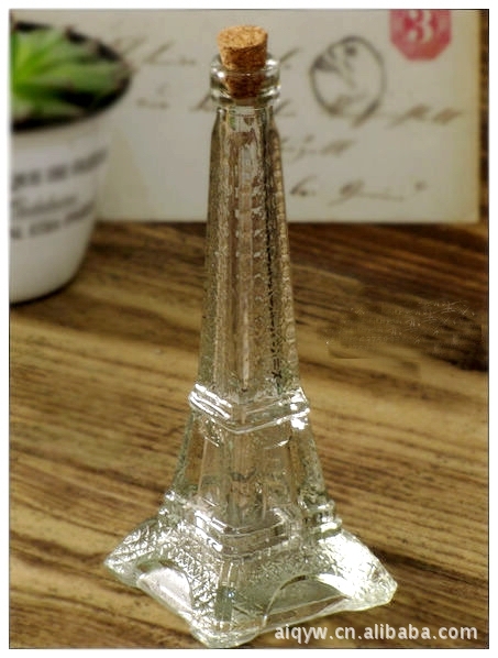 批发采购玻璃工艺品-玻璃塔瓶 埃菲尔铁塔玻璃