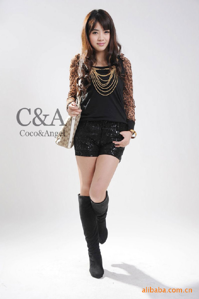 批发 海宁真皮皮裤<em>皮裙子</em> 绵羊皮<em>短裤</em> 超<em>短裤</em>靴