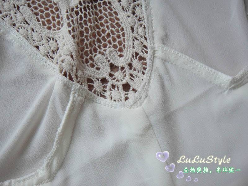 【L069 镂空雪纺薄<em>款开衫背心</em> 2011新款秋装 