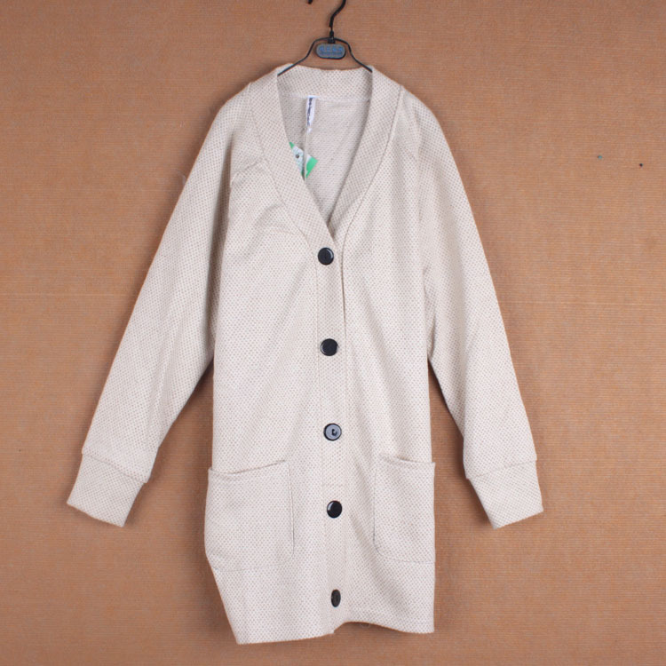 【时尚依人 秋季新款女装 时尚<em>长</em>版<em>女士开衫</em> A