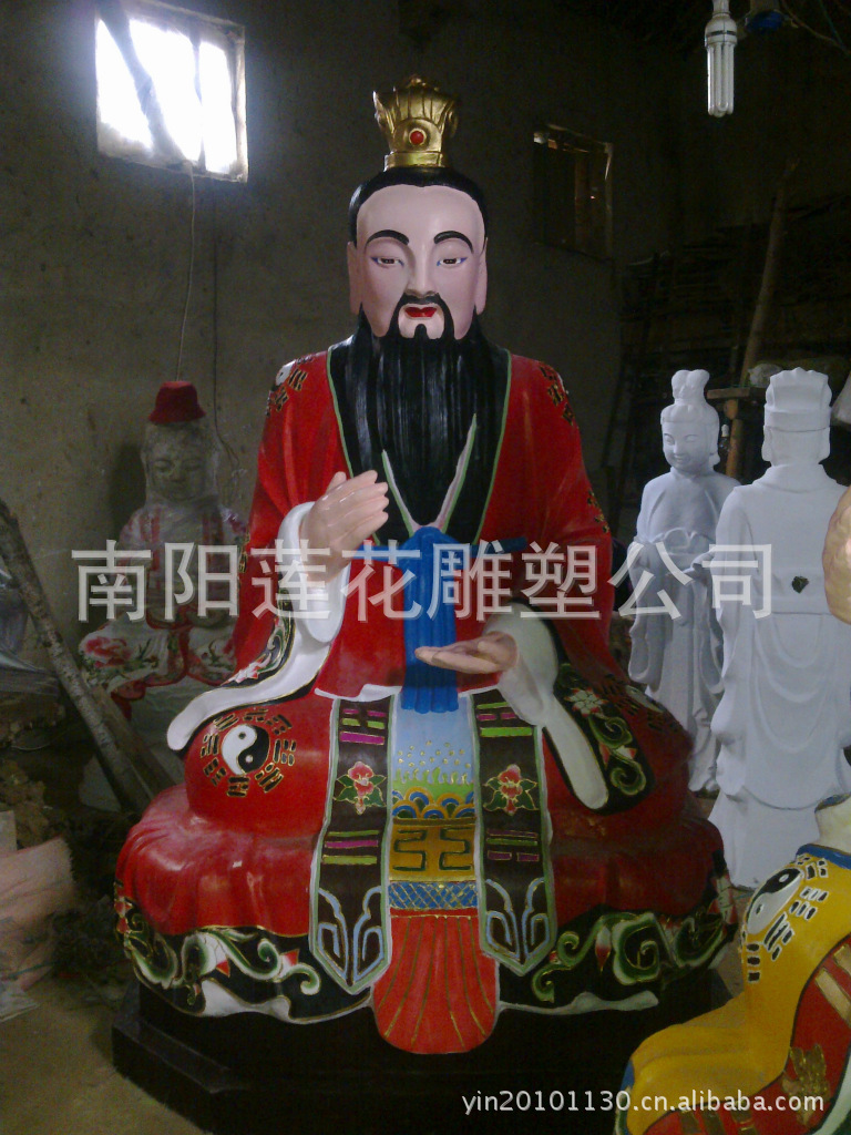 玻璃钢树脂 三清 元始天尊 道德天尊 灵宝天尊 老君爷