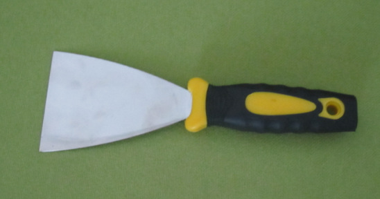 A30,塑胶柄不锈钢镜面油灰刀RUBBER,HANDLE,SCRAPER