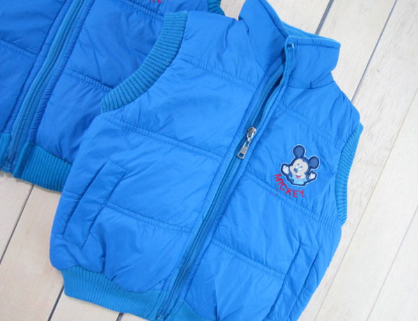 【2011新款米奇棉背心.<em>儿童</em>棉<em>马夹</em>.宝蓝色.】价