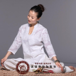 康愫雅-印度风情纯棉印花高档瑜伽服/禅修服/打坐服307