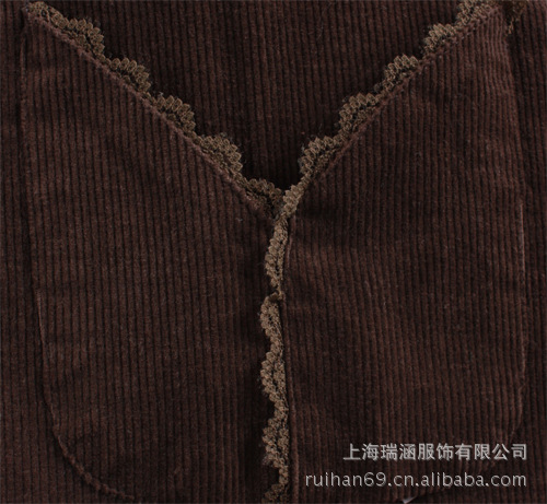 【孕妇装细条绒上衣 春秋纯棉<em>灯心</em>绒<em>外套</em>W-X