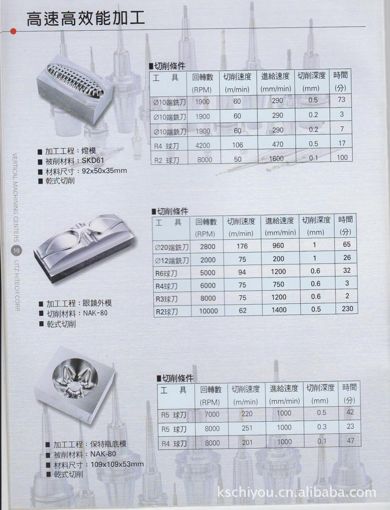 台湾丽驰LITZ加工中心CV600