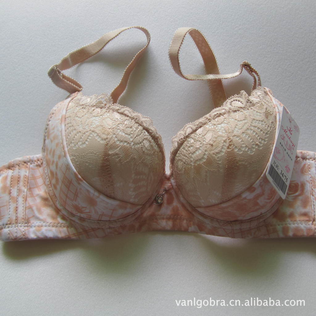 【美卡琪经典少妇<em>内衣文胸</em>印绣花结合深V聚拢