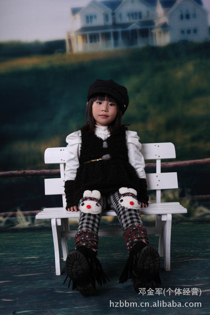 【笨笨<em>马</em> 厂家直销 时尚 秋冬女童 <em>裤腿</em>粘小兔子