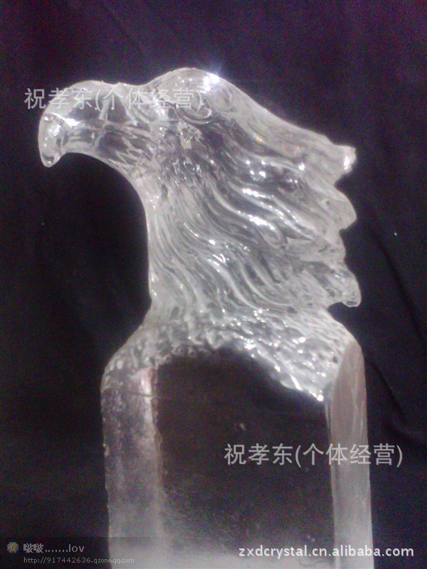 【水晶老鹰,大展宏图,水晶动物,水晶工艺品,水晶