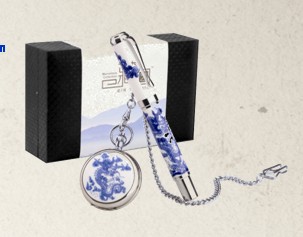 【成都礼品-团购批发英雄钢笔藏艺表笔商务套