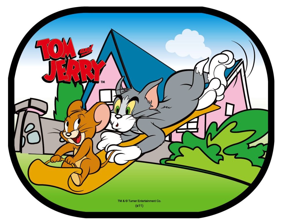 tom&jerry汤姆猫杰利鼠遮阳挡侧窗汤姆猫汽车用品2片