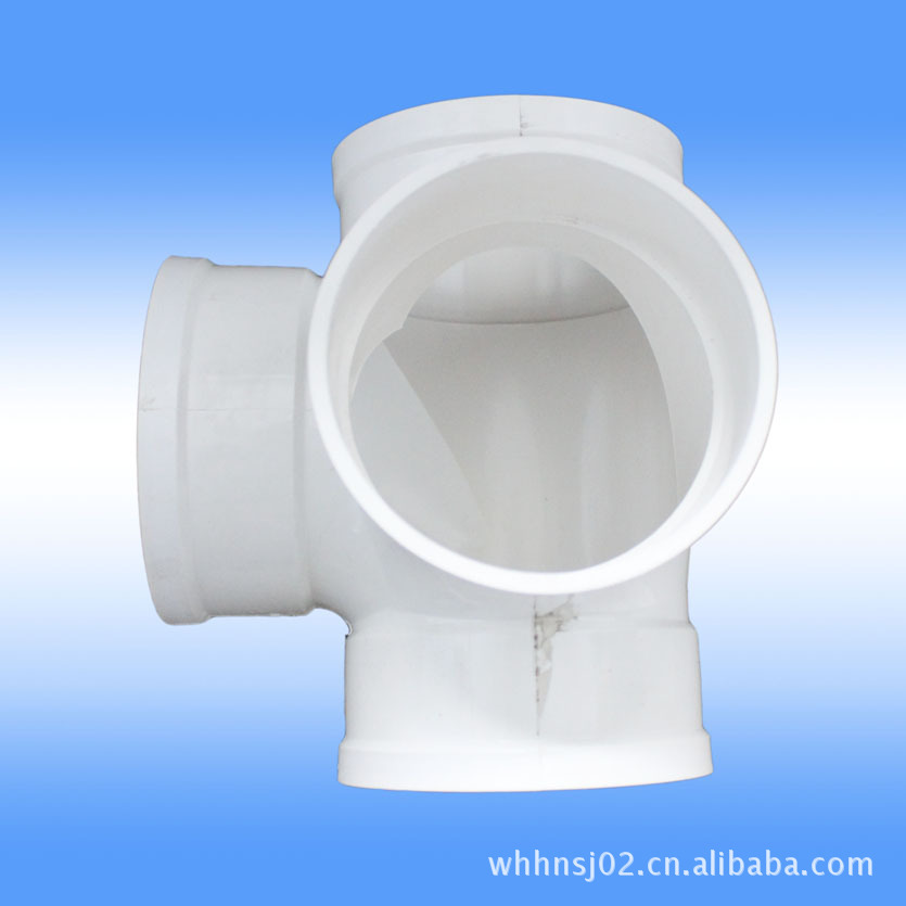 立体四通UPVC排水管件图片,立体四通UPVC排