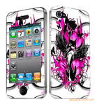 IPHONE 4G ��ֽ ��Ĥ iphone 4g skin sticker vinyl custom made