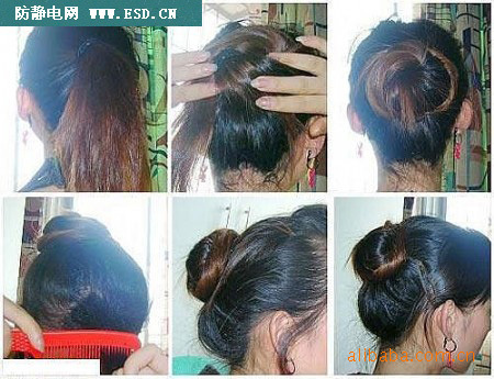 教长发MM将漂亮的<em>头发盘</em>起来_tjshili2011 - 阿