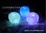 厂家直销 苹果卡通小夜灯 七彩小夜灯批发地摊 搪胶塑料