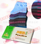 供应葆诗防脚裂袜 Q3161 女士厚棉全脚型 原紫燕脚裂袜