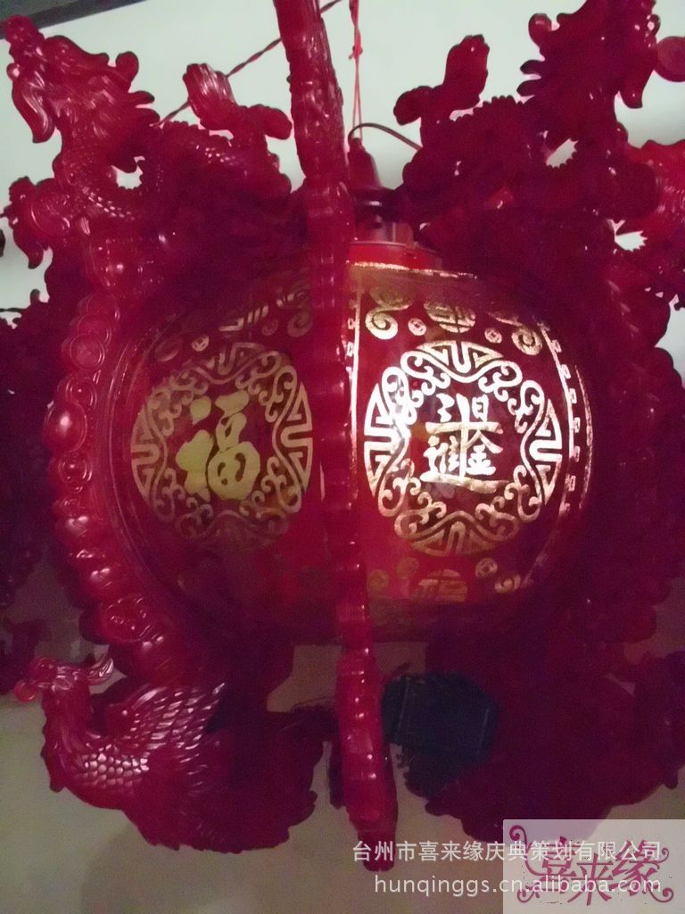 龙凤纱灯A1 厂家直销批发结婚喜庆春节灯笼 走