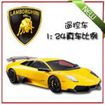 星辉车模1:24 39000 电动遥控车 遥控汽车模型 兰博基尼