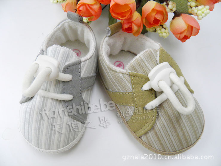 【天使之婴 0-6个月 婴儿鞋 宝宝鞋 11秋款 条纹