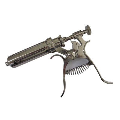 【30ml半自动金属兽用注射器】