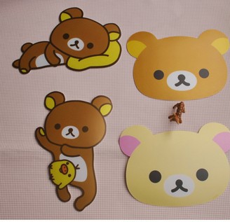 韓國文具 Rilakkuma 輕松熊造型鼠標墊 共4款工廠,批發,進口,代購