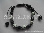 手工编织香巴拉手链 2012厂家热销钻球手链 玛瑙手链 玛瑙项链