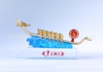 勇立潮头 水晶合金龙工艺品摆件 龙年生肖工艺品 龙年贺岁礼品