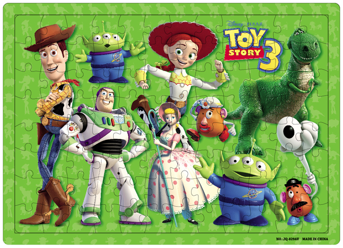 Toy+Story玩具总动员拼图96块平面拼图儿童玩