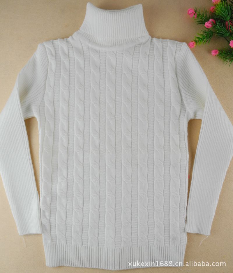 【童装<em>毛衣批发</em> 竖条大麻花宝宝<em>打底衫毛衣</em> 中