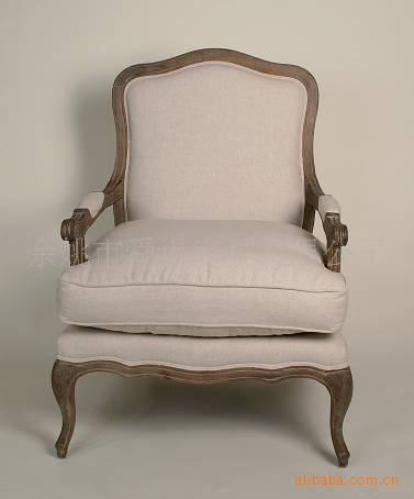 欧式实木沙发单人椅(欧式实木家具)图片,欧式实