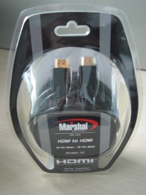 【HDMI USB VGA DVI线材折盒吸塑包装】