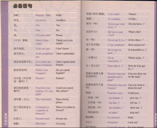 【正版图书 标准法语 口语句典 常用词词典 .】