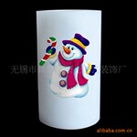 LED蜡烛灯花纸印刷 圣诞花纸