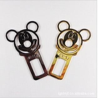 【迪士尼米奇汽车安全带插扣 汽车个性卡通安
