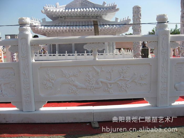 曲阳石雕栏板,汉白玉栏板,花岗岩石栏板图片,曲
