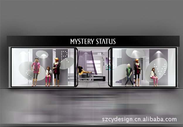 企业形象设计-服装店面形象设计 店面效果图设