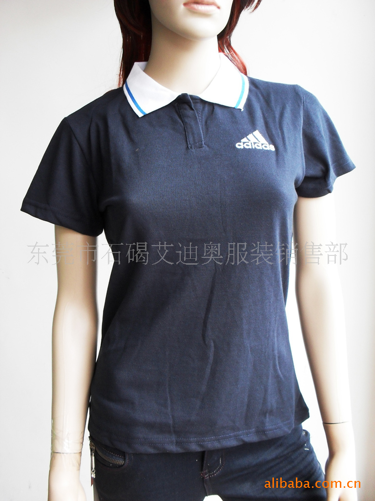 批发翻领女士短袖衬衣