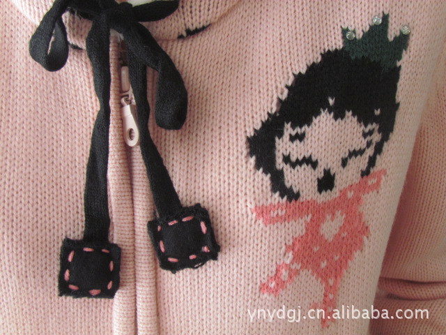 伊念6612独特的毛绒绒帽子和可爱<em>大头妹</em>公仔