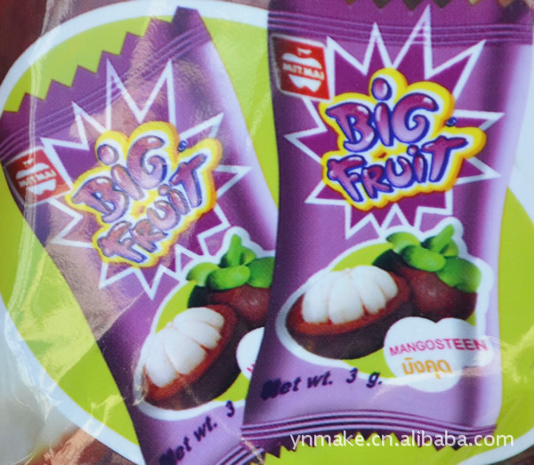 泰国特产 山竹味糖 150克 BIG FRUIT图片,泰国