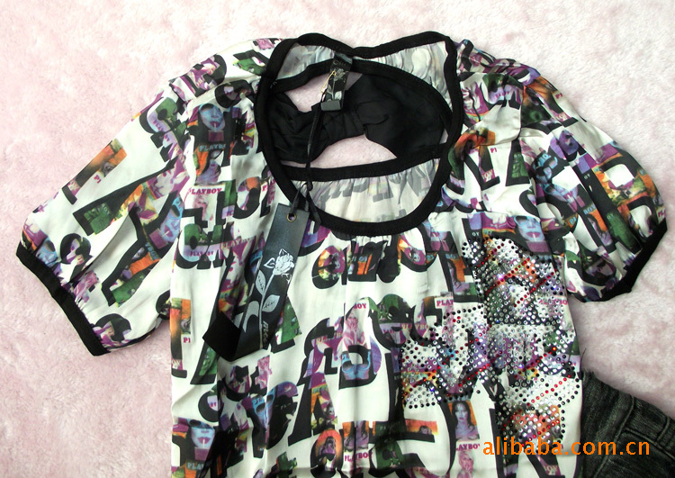 【新款上市】<em>靓妹</em>时尚五彩缤纷<em>英文</em>相拼蝴蝶结