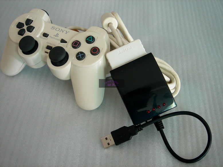 【PS2转PS3转换器 PS2手柄USB转接口 PS2
