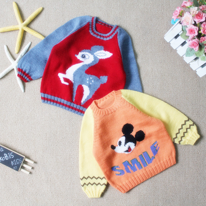 <em>童装</em>批发手工棒针<em>毛衣</em>宝宝婴儿<em>毛衣</em>手工<em>编织</em>儿