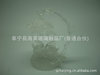 厂家批发最新款简约大方白色透明玻璃烛台