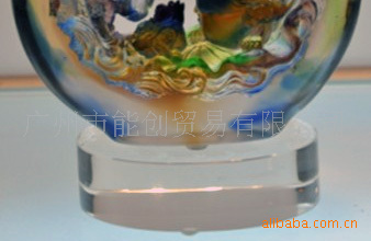 【古法琉璃_平安聚财_广州会务礼品,高档商务