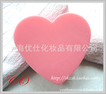 超欧手工皂/精油皂/艺术皂/美白补水超大爱心牛奶玫瑰香皂