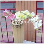 7头软枝蝴蝶兰 仿真蝴蝶兰 艺术插花 绢花批发