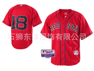 供应波斯顿红袜球服,专业生产各种足球服,篮球