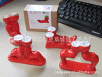 X恋人草娃娃 黑色和红色 陶瓷工艺品 迷你植物 广告促销礼品