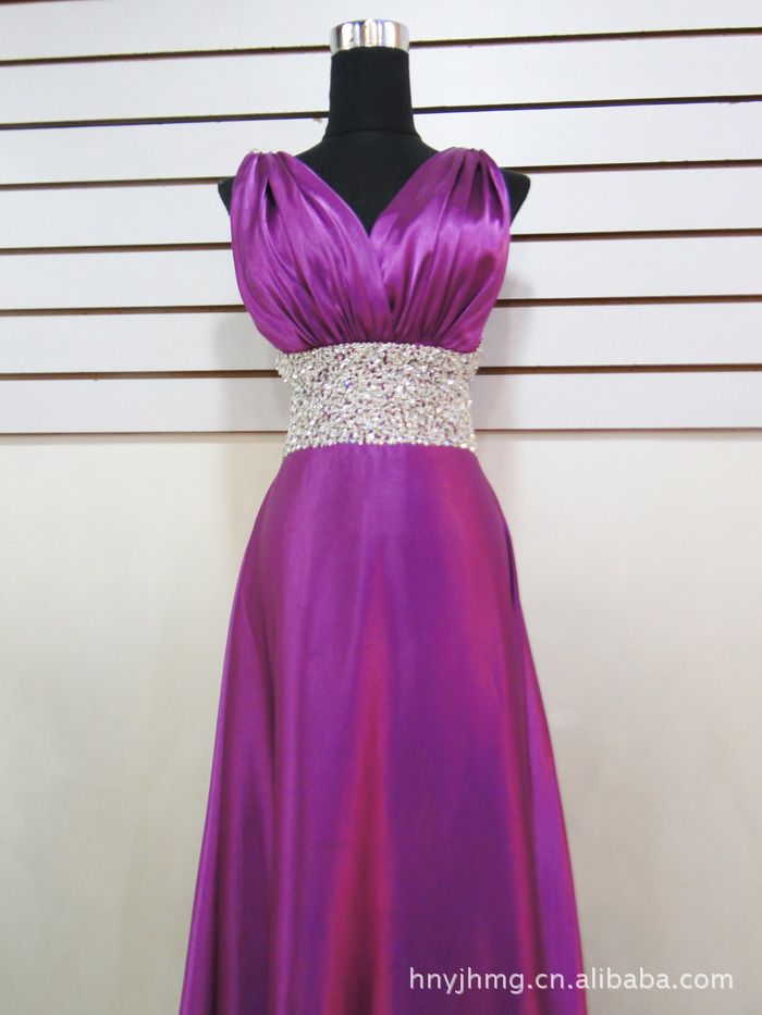 紫色高档婚纱礼服(2)