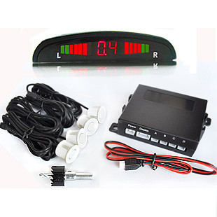 捷昊4探头汽车倒车雷达 蜂鸣语音 带钻头 最新